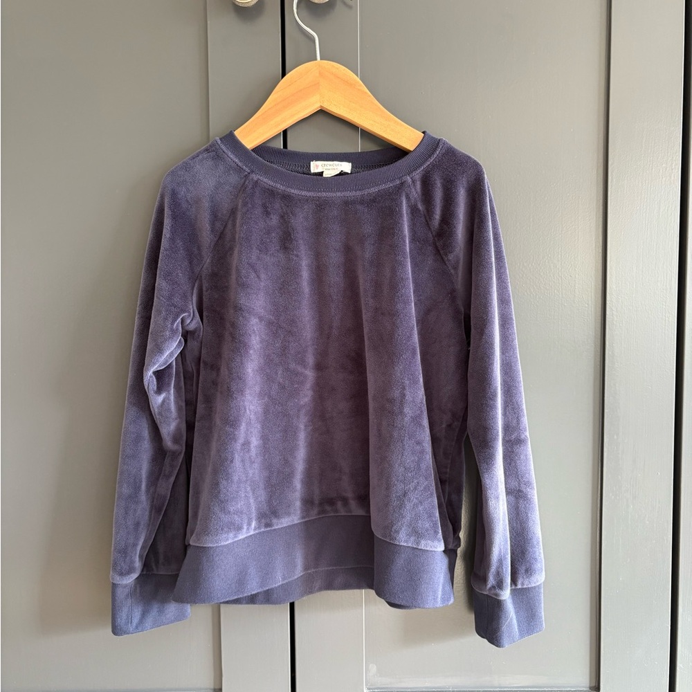 Crewcuts Velvet Blue Sweatshirt